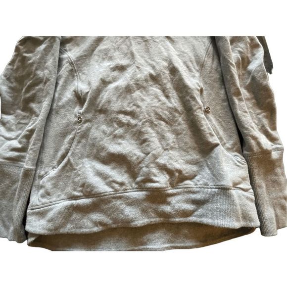 Lululemon Run: Rest Day Pullover *Heathered Fossil* Size 6 - Picture 8 of 14